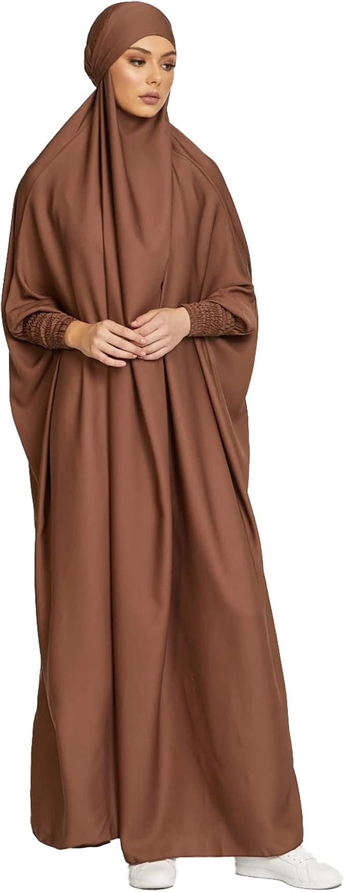 Brown Prayer Khimar