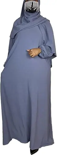 AMAALEEY pull-on abaya with head scarf available on Amazon.ae