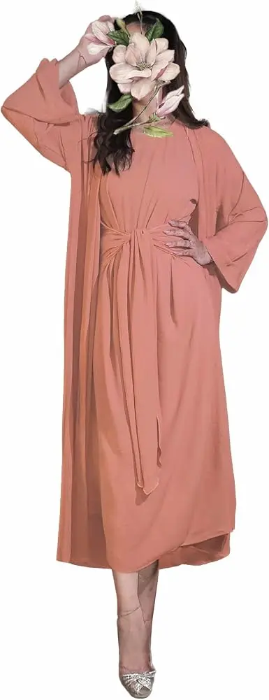 Khayaal three-piece abaya set with inner dress and scarf